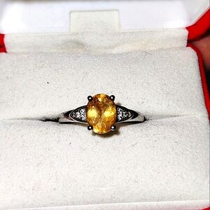 Vintage citrine Ring sz 8